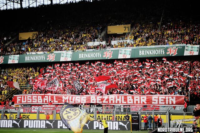 Freiburg Choreo in Dortmund 
