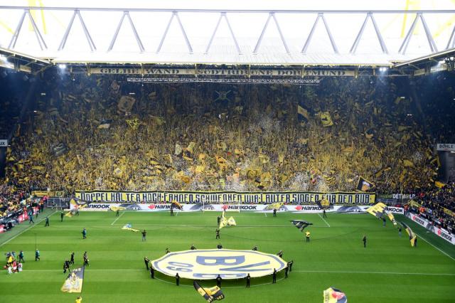 Dortmund Choreo gegen Mainz