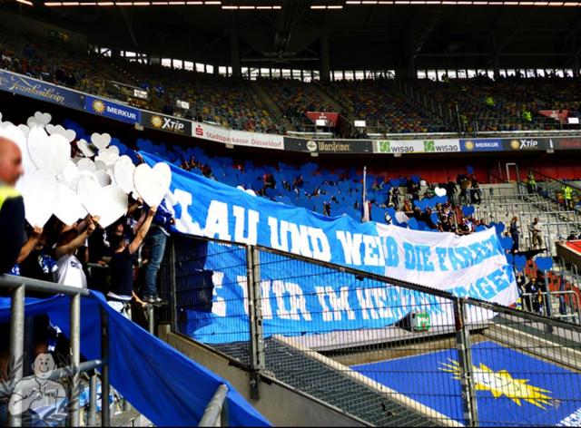 Hoffenheim Choreo in Düsseldorf