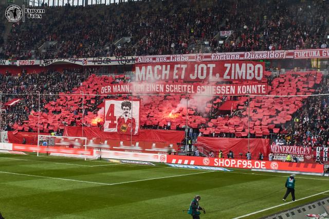 Düsseldorf Choreo gegen Rostock
