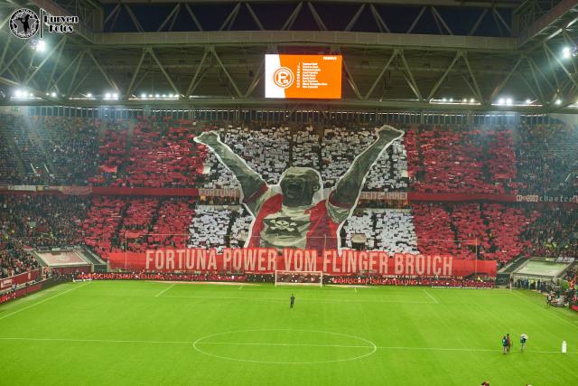 Düsseldorf Choreo gegen Rostock