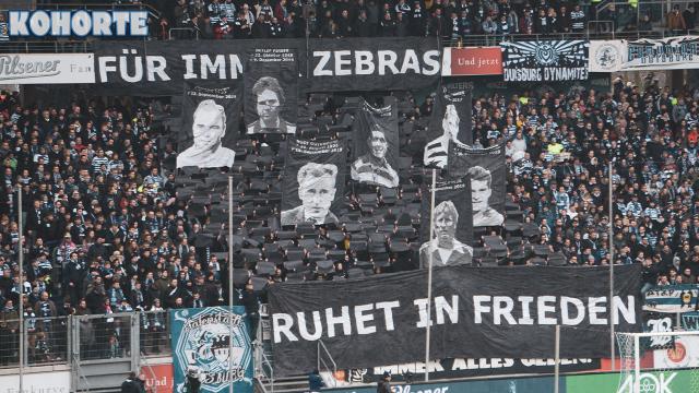 Duisburg Choreo gegen Ingolstadt
