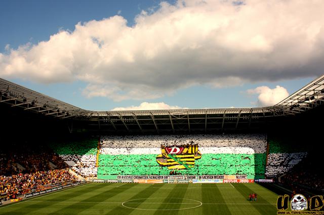 Dynamo Choreo gegen Chemnitz