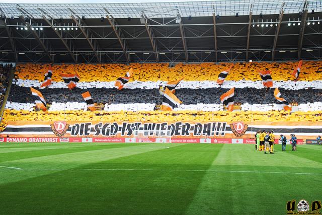 Dynamo Choreo gegen Nürnberg