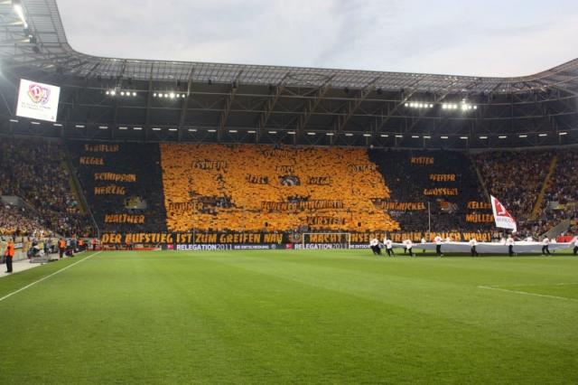 Dynamo Choreo gegen Osnabrück