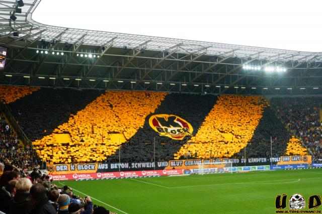 Dynamo Choreo gegen Union Berlin