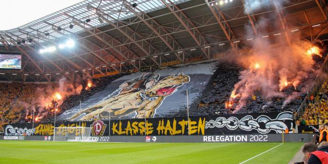Dynamo Dresden Choreo gegen Kaiserslautern