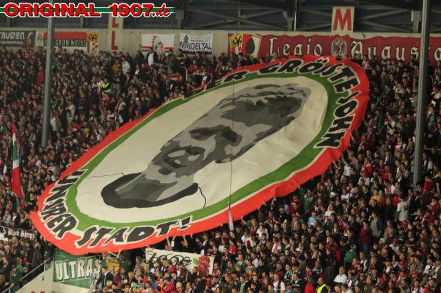 Augsburg Choreo gegen Wolfsburg