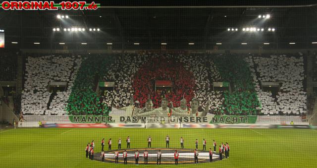 Augsburg Choreo gegen Alkmaar