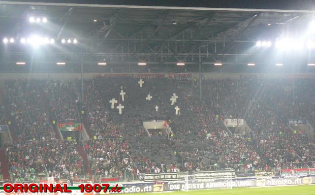 Augsburg Choreo gegen Aue