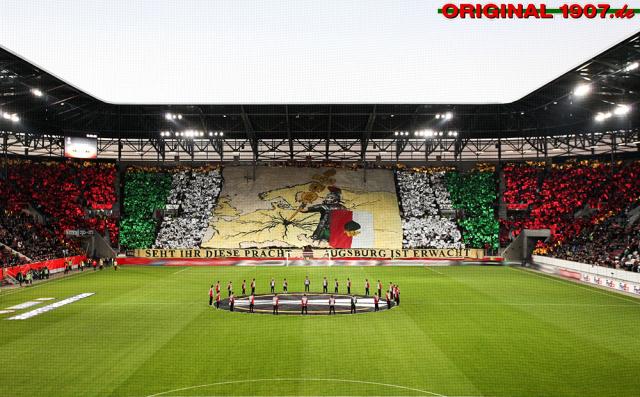 Augsburg Choreo gegen Belgrad
