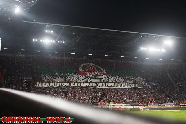 Augsburg Choreo gegen Dortmund