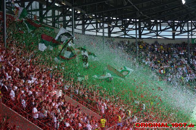 Augsburg Choreo gegen Dortmund