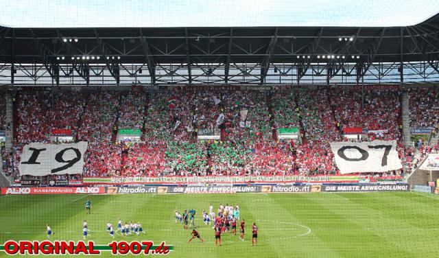 Augsburg Choreo gegen Freiburg