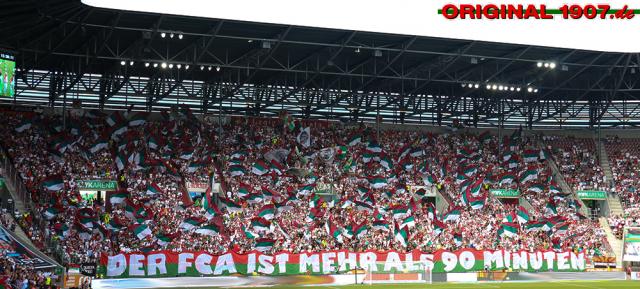 Augsburg Choreo gegen Gladbach