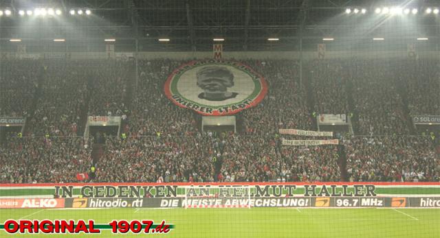 Augsburg Choreo gegen Hamburg