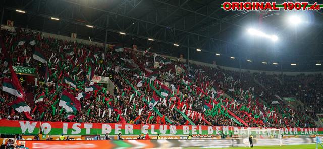 Augsburg Choreo gegen Leipzig