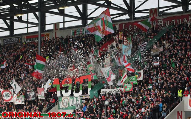 Augsburg Choreo gegen Nürnberg