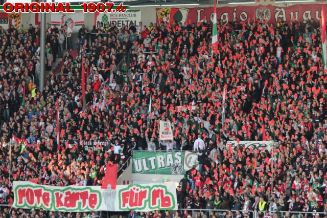 Augsburg Choreo gegen Paderborn