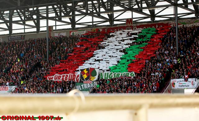Augsburg Choreo gegen Stuttgart