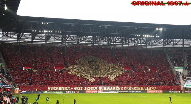 Augsburg Choreo gegen Stuttgart