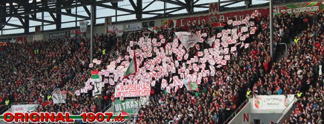 Augsburg Choreo gegen Wolfsburg