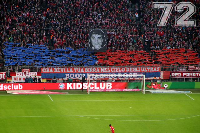 Bayern Choreo gegen Bremen
