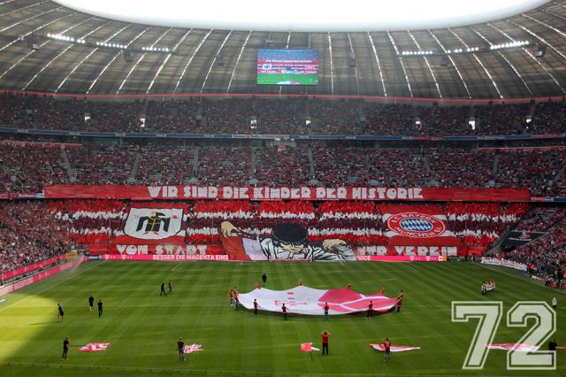 Bayern Choreo gegen Köln
