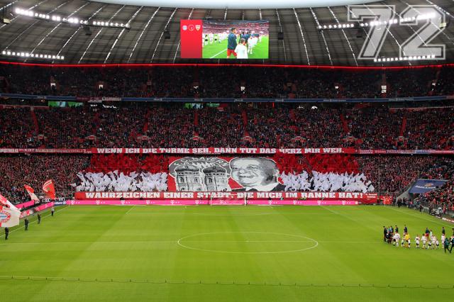 Bayern Choreo gegen Stuttgart