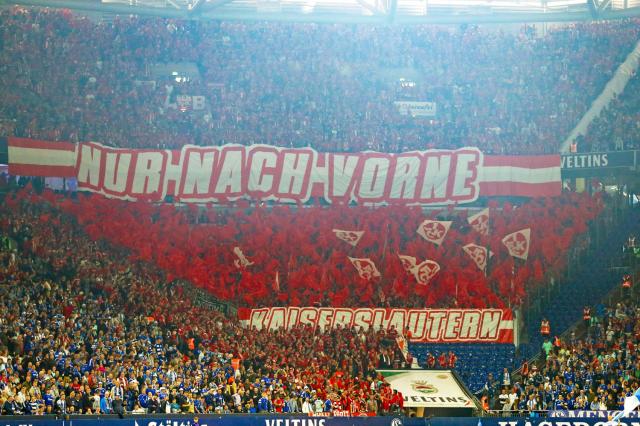 Kaiserslautern Choreo auf Schalke