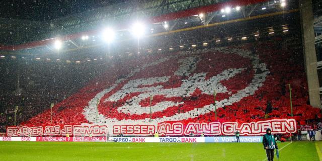 Kaiserslautern Choreo gegen Nürnberg