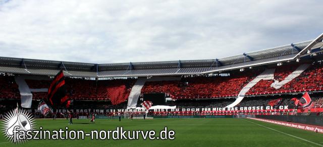 Nürnberg Choreo gegen Aue