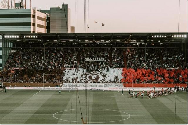 St. Pauli Choreo gegen Düsseldorf