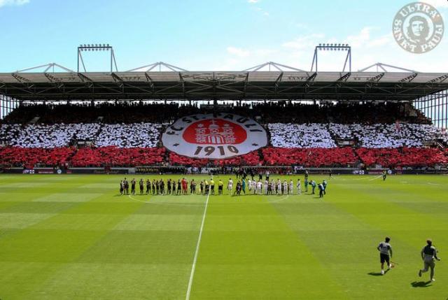 St. Pauli Choreo gegen Nürnberg