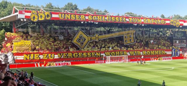 Union Berlin Choreo gegen Mainz