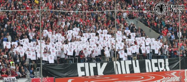 Fortuna Choreo gegen Kaiserslautern