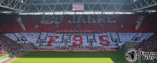 Fortuna Choreo gegen Freiburg