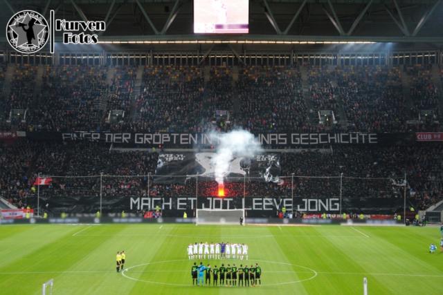 Fortuna Choreo gegen Hannover