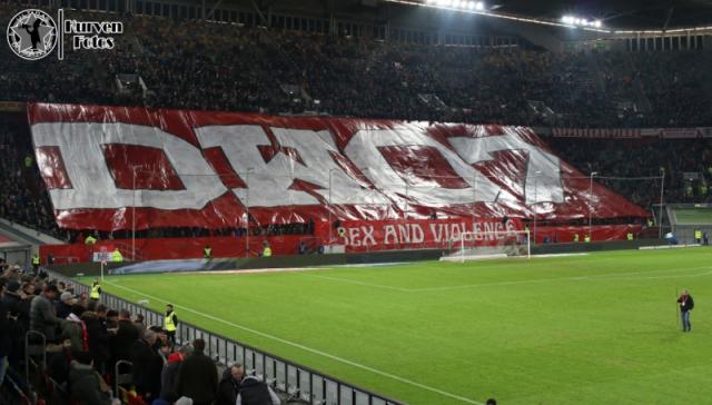 Fortuna Choreo gegen Nürnberg