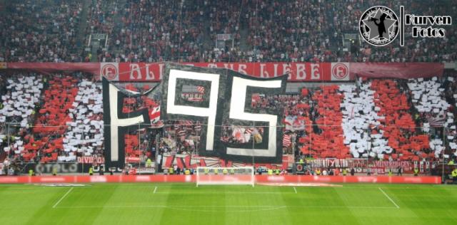 Fortuna Choreo gegen Stuttgart
