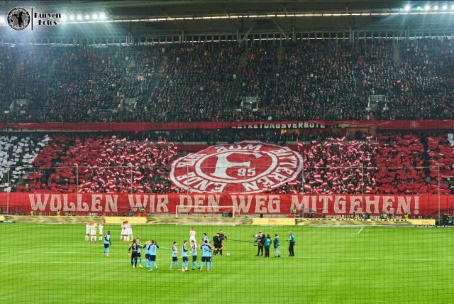 Düsseldorf Choreo gegen Gladbach