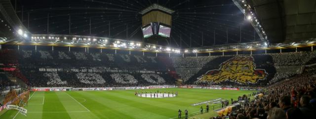 Frankfurt Choreo gegen Lazio Rom 