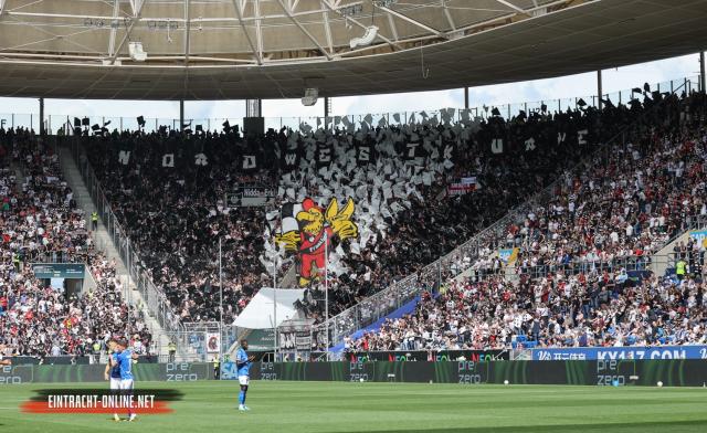 Frankfurt Choreo in Hoffenheim
