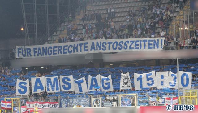 Hertha Choreo in Freiburg