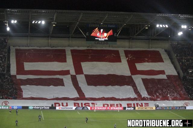 Freiburg Choreo gegen Nantes