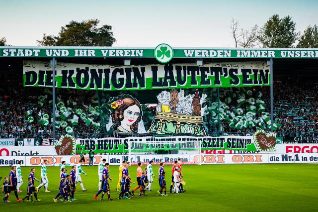 SpVgg Fürth Choreo gegen Aue