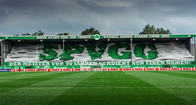 SpVgg Fürth Choreo gegen Aue