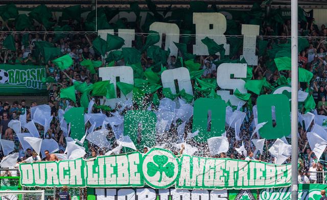 SpVgg Fürth Choreo gegen Bielefeld