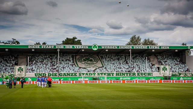 SpVgg Fürth Choreo gegen Bielefeld