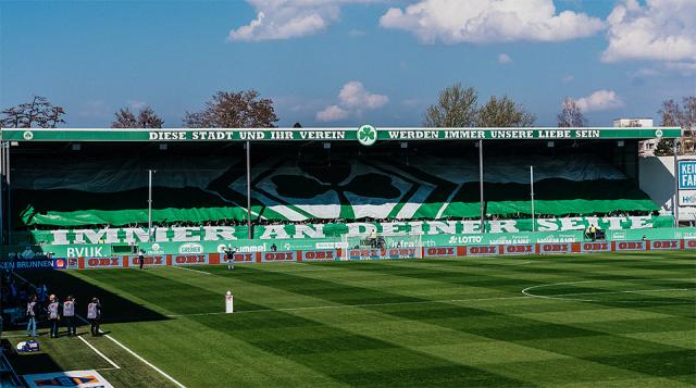 SpVgg Fürth Choreo gegen Bielefeld
